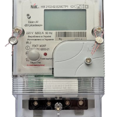 NIK 2102-02. E2MCTP1 - Счетчик электроэнергии ( Электросчетчик) однофазный, ООО "НИК"