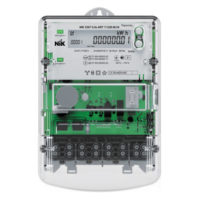 NIK 2307 0.5s ARTT. 1600. MС.21 - Счетчик электроэнергиии ( электросчетчик) трехфазный, О0ОО "НИК"