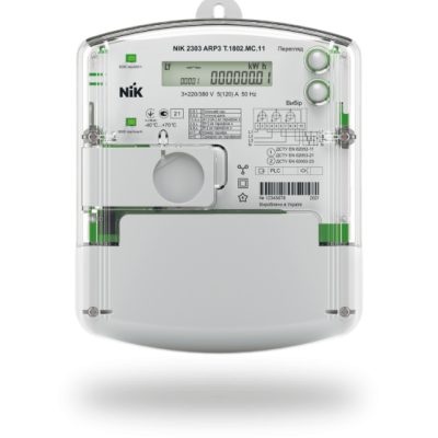 NIK 2303 ARTT.1200.M.11 - Счетчик электроэнергиии ( электросчетчик) трехфазный 5-10 А, ООО "НИК"
